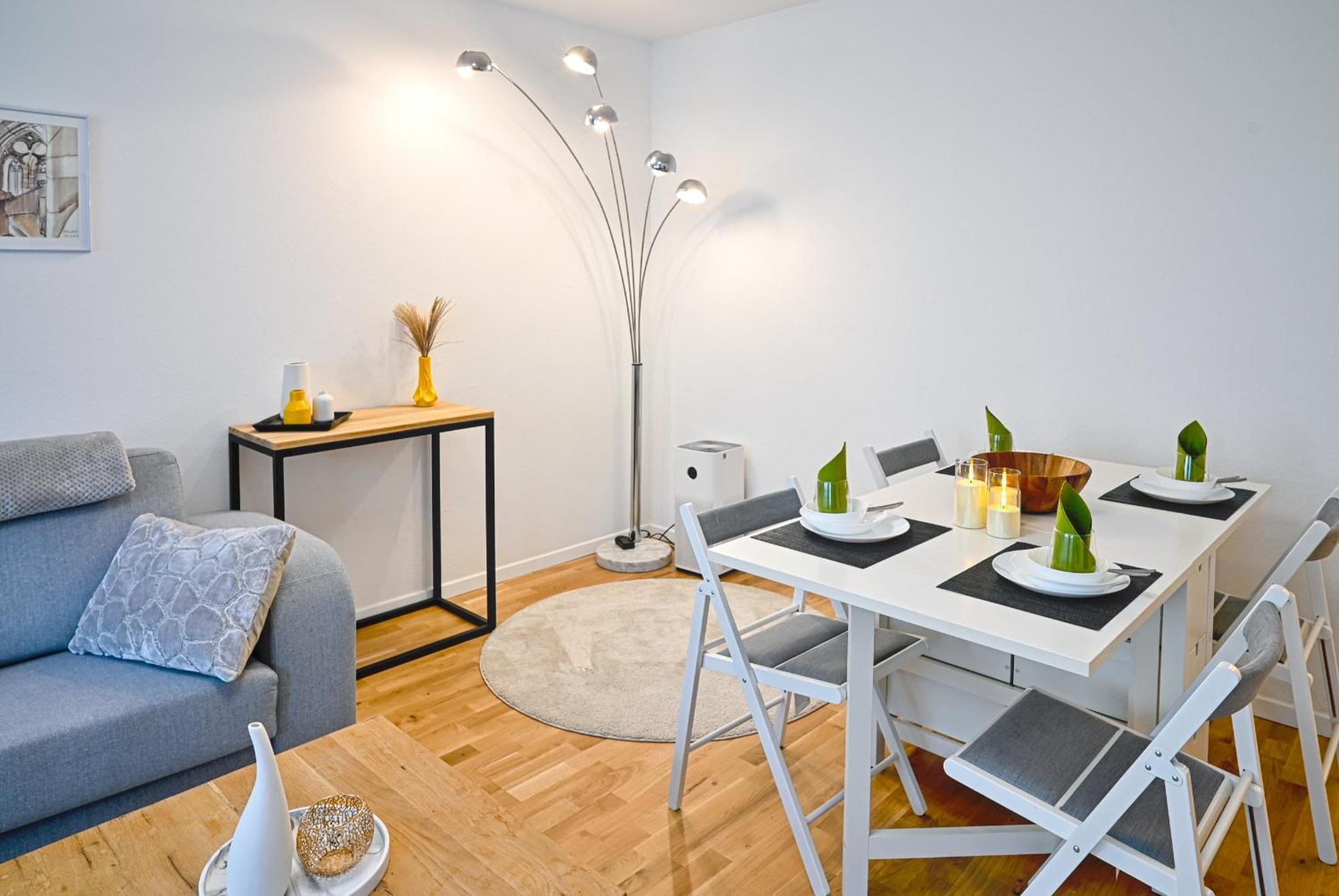 Expo-Basel-Ch Apt, Amazon Prime Video, Wifi, Coffee & Tee, Popcorn, Kitchen Экстерьер фото